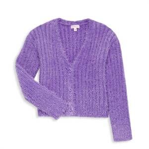NEW DESIGN HISTORY girl's cardigan in lilac